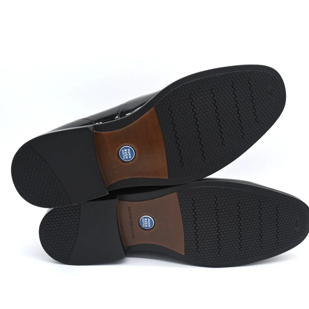 Nunn Bush Centro Formal Flex  Men's Shoes Black US 11 WIDE Slip On  Comfort Foam